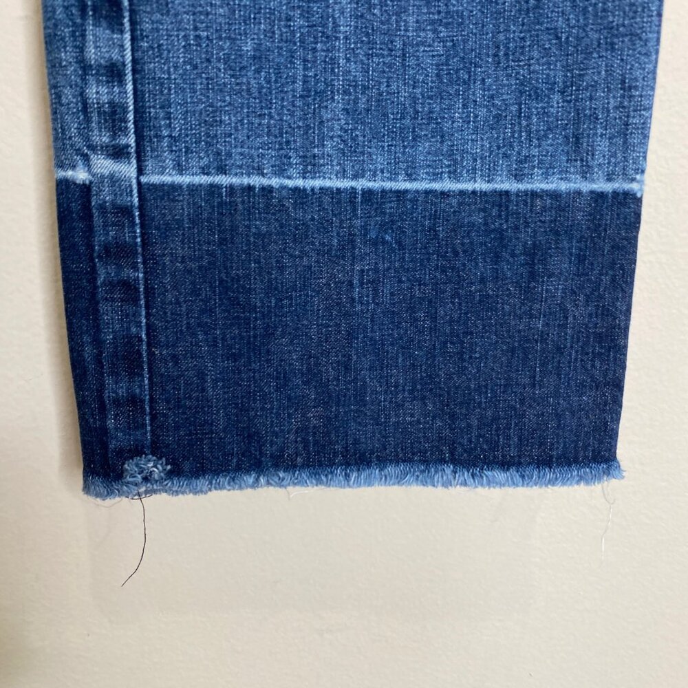 Rachel Comey Slim Legion Jeans Two Tone High Rise Straight Crop Raw Hem 4 - Picture 11 of 14